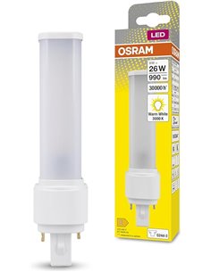 OSRAM Lámpara LED DULUX D 26 para casquillo G24D-3