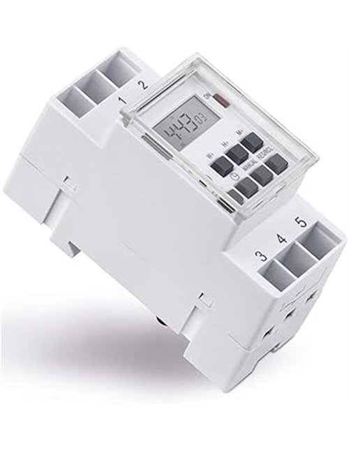 conecto Interruptor horario Digital para Carril DIN/Panel de Control