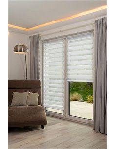 K-Home Klemmfix Madrid Estor Doble sin Agujeros