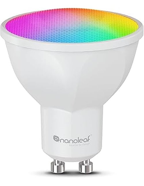 Nanoleaf - Bombilla Inteligente Essentials Smart GU10 Matter (NF080B02-1GU10)
