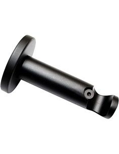 GARDINIA Soporte con placa de montaje de metal para barras de cortina de Ø 16 mm