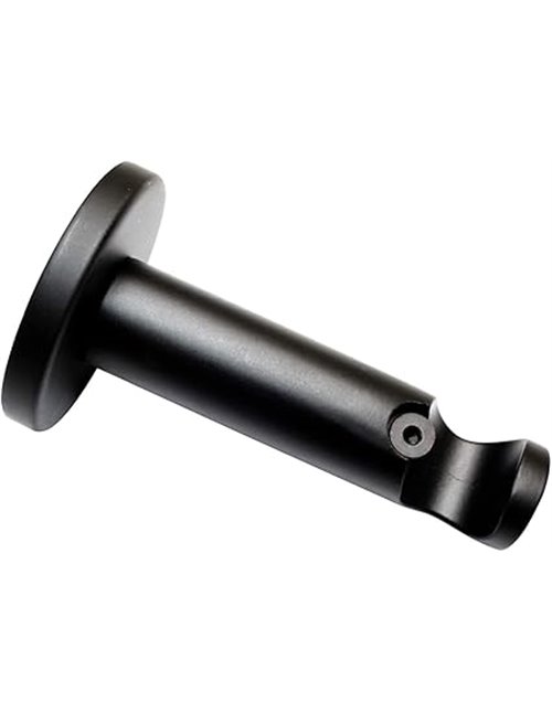GARDINIA Soporte con placa de montaje de metal para barras de cortina de Ø 16 mm