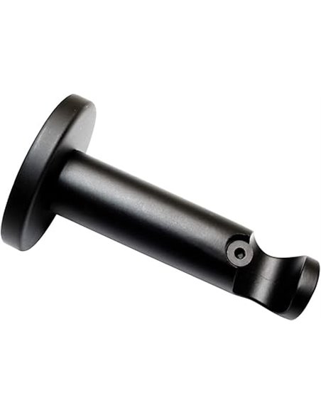 GARDINIA Soporte con placa de montaje de metal para barras de cortina de Ø 16 mm