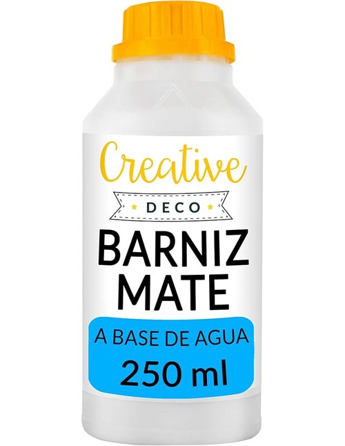 Creative DECO 250 ml Barniz Manualidades para Pintura Acrílica Brillante | Botella de Acabado de Superficies a Base de Agua | La