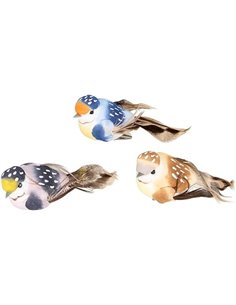 Artémio - Pájaro Decorativo sobre Pinza (10 x 4