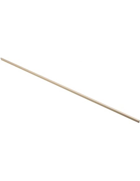 GTV long PILLAR- Tirador de muebles de aluminio cepillado dorado claro delgado y elegante para muebles altos