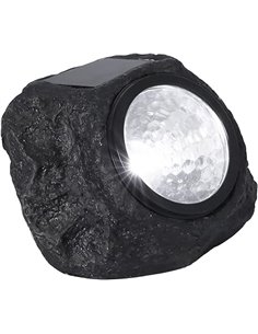 VELAMP Piedra solar de 3 LED