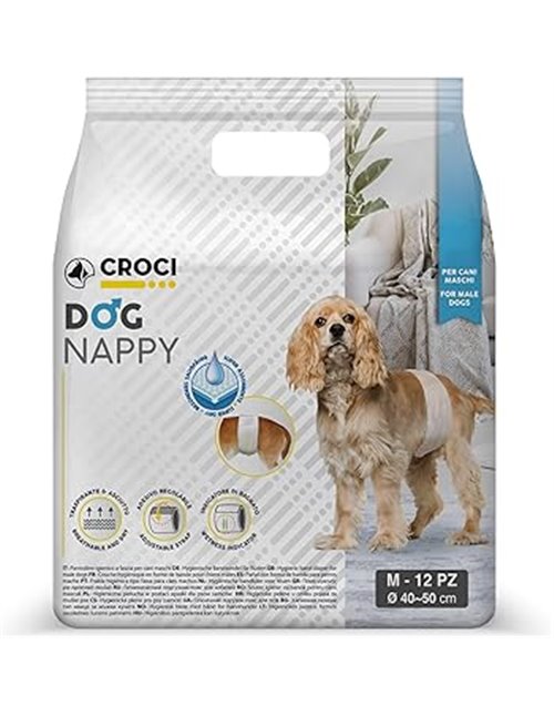 Pañal para perros macho
