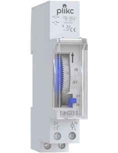 Plikc TIM501 - Interruptor horario electromecánico de Caballeros (programación Diaria