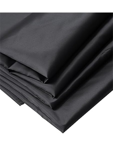 IPEA Tejido de Forro 200 x 150 cm color Negro - Made in Italy – Tejido al Metro para Costura