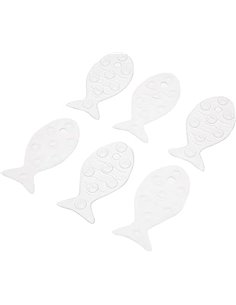 TATAY 5515001 - Pack de 6 Pegatinas Antideslizantes para Ducha o bañera