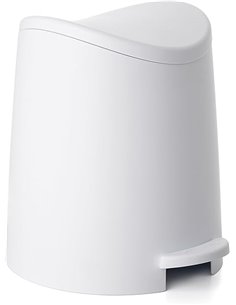 TATAY Papelera Baño con Pedal Estándar 3L | Diseño Práctico y Funcional | Plástico de Gran Resistencia | Compacta y Fácil de Usa