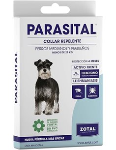 Collar Antiparasitario para Perros Pequeños y Medianos de Parasital - Zotal