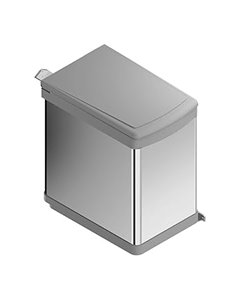 Menage Confort Cubo de Basura Giratorio 21L de Acero Inoxidable para Mueble de Cocina