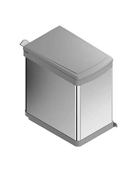 Menage Confort Cubo de Basura Giratorio 21L de Acero Inoxidable para Mueble de Cocina