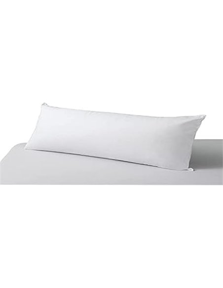 Savel - Almohada Antiácaros con Tejido 100% algodón | Firmeza Media | 150x40cm | Tratamiento antiácaros | Certificación Oeko Tex