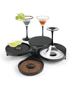 LACOR 62414 Ribeteador de Copas y Vasos Plegable con Tres bandejas