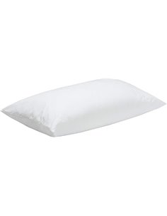 Pikolin Home - Almohada de Fibra Hipoalergénica - Funda Exterior de Algodón con Tratamiento Antiácaros - Firmeza Baja
