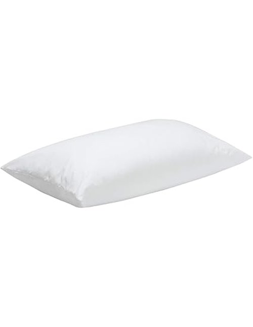 Pikolin Home - Almohada de Fibra Hipoalergénica - Funda Exterior de Algodón con Tratamiento Antiácaros - Firmeza Baja