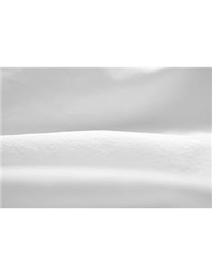 L1NK STUDIO Funda Almohada Cama de 90 cm (45X110cm) 100% algodón (Percal 200 Hilos) Blanco ÓPTICO