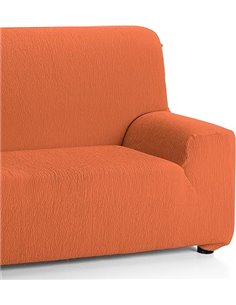 Martina Home Funda de sofá elástica Modelo Emilia - Color Naranja - 2 plazas de 120 a 190 cm