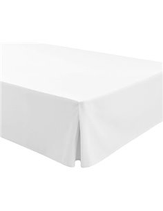 EasyCosy - Cubre Canapés para Somier ATENEA Faldon para Cama 90 cm Cubrecanape - Color Blanco (90x190/200cm)
