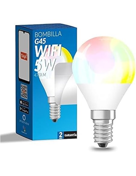 M Ledme - Bombilla LED Inteligente WiFi
