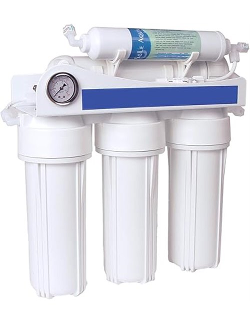 EUR-50 Equipo de Osmosis Inversa de 5 Etapas para uso doméstico. Incluye filtro