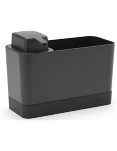 Brabantia Organizador de vajilla de plástico gris oscuro