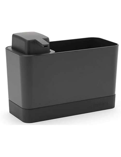 Brabantia Organizador de vajilla de plástico gris oscuro