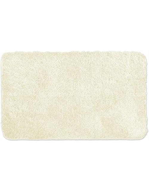 WohnDirect Alfombra Baño Crema 50 x 80 cm • Alfombrilla baño Antideslizante y Lavable • Cómoda Y Súper Absorbente