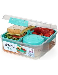 Sistema To Go fiambrera bento | Fiambrera con tarrina para yogur o fruta | 1