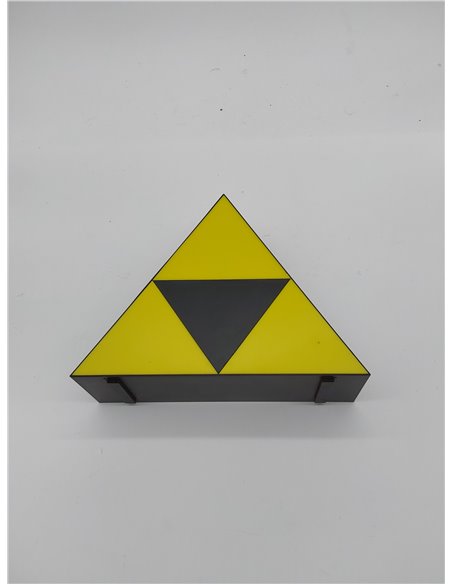 Lámpara Trifuerza Zelda - Lámpara de Ambiente, Decoración para Oficina o Dormitorio, Regalo para Gamers, Funciona con Pilas, Pro