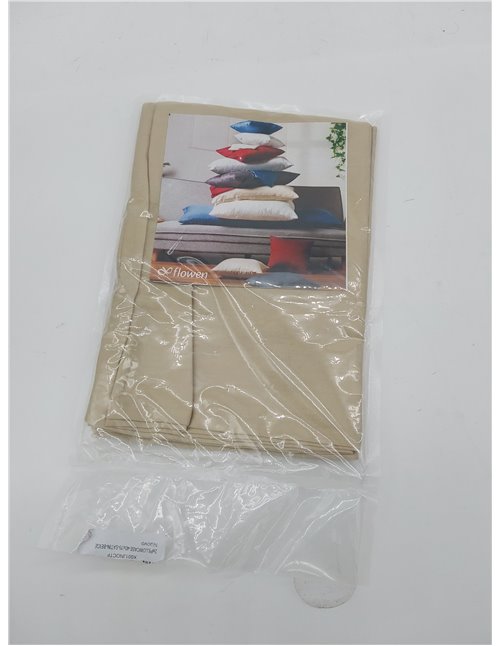 Flowen Fundas Almohada 70x40 100% Algodón Juego de 2 Fundas Cojin para Cama con Cremallera Invisible Tejido Suave y Lavable Anti