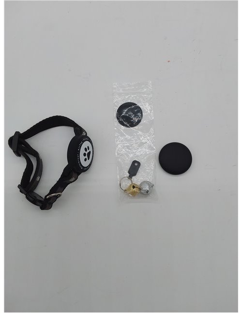 Rastreador de gatos – (1 unidad) rastreador GPS en tiempo real para gatos – sin tarifa mensual – funciona con Apple Find My (sol
