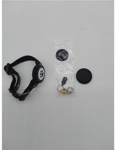 Rastreador de gatos – (1 unidad) rastreador GPS en tiempo real para gatos – sin tarifa mensual – funciona con Apple Find My (sol
