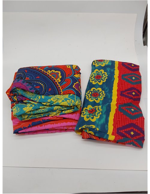 Funda Nordica Cama 200x220 cm Diseño Boho Indio Mandala Rosa Naranja con 2 Funda Almohada 80x80 cm - Funda nordica 200x220 de 10