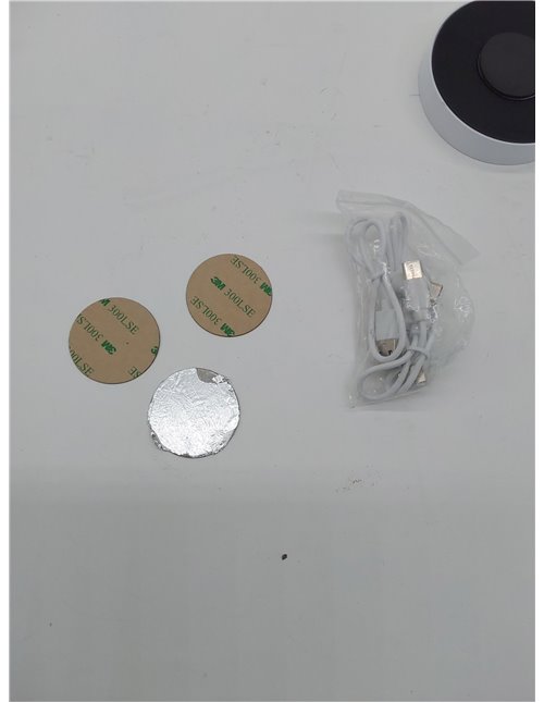 Electight 3 Pack Luz Nocturna LED Recargable por USB, Sensor de Movimiento para Interiores, 8 LED, 3 Modos (AUTO/ON/Off), para D
