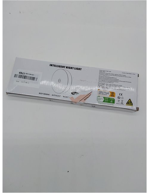 Electight 3 Pack Luz Nocturna LED Recargable por USB, Sensor de Movimiento para Interiores, 8 LED, 3 Modos (AUTO/ON/Off), para D