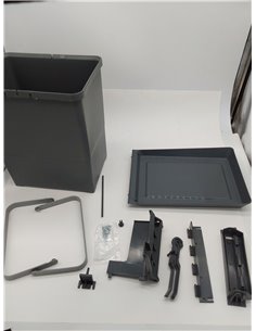 ELLETIPI Pbn asg34 Linea Swing 2.0 Papelera automática de Puerta de plástico Grande Capacidad 18 litros 2