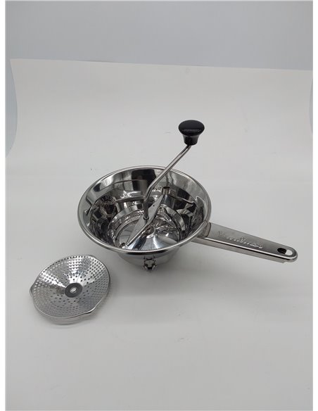 Moulinex Classic - Molinillo de verduras manual, incluye dos parrillas, acero inoxidable, tamaño pequeño, apto para lavavajillas
