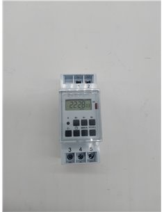 Sonero Temporizador Digital para instalación en riel de Perfil de Sombrero en Panel de Control 2