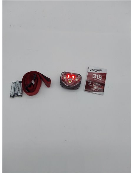 Energizer Linterna Frontal LED, Luz Frontal Cabeza, Camping, Deporte, 315 Lumenes, Pilas Incluidas