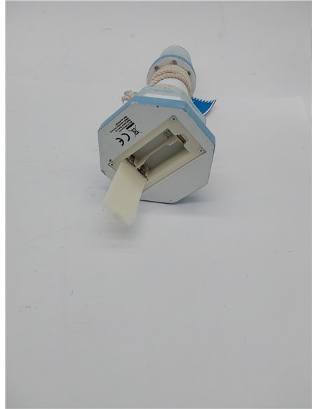 OOTB Faro de Madera con 8 LED Blancas, 10.5 x 29.5 cm