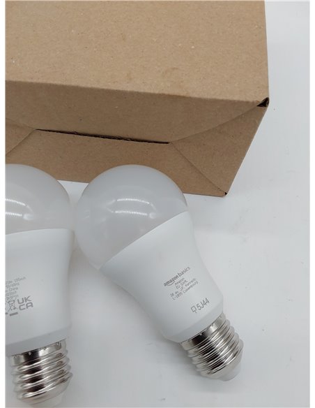 Amazon Basics Bombilla rosca Edison LED E27, 13 W (equivalente a 100 W), blanco frío, no regulable, paquete de 2, CRI80