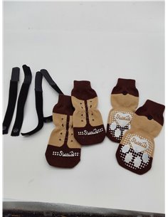 SlowTon Calcetines Antideslizantes para Perros 2