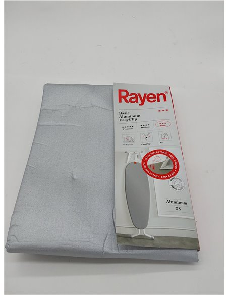 Rayen | Funda universal para tabla de planchar Fácil ajuste con clip| 2 capas: espuma y tejido 100% algodón | Calidad aluminio |