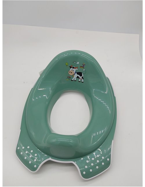 keeeper Adaptador para inodoro Funny Farm, De 18 meses a 4 años aprox, Antideslizante, Ewa, Verde Nordic