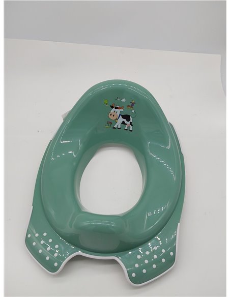 keeeper Adaptador para inodoro Funny Farm, De 18 meses a 4 años aprox, Antideslizante, Ewa, Verde Nordic