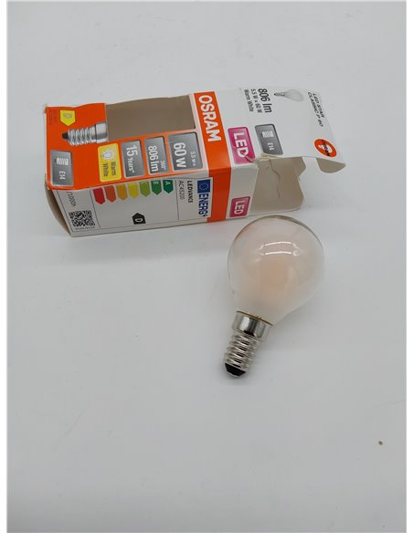 OSRAM LED Retrofit CLASSIC P Bombilla LED , Casquillo E14 , 2700 K , 6,50 W , Equivalente a 60W , Blanco cálido 
